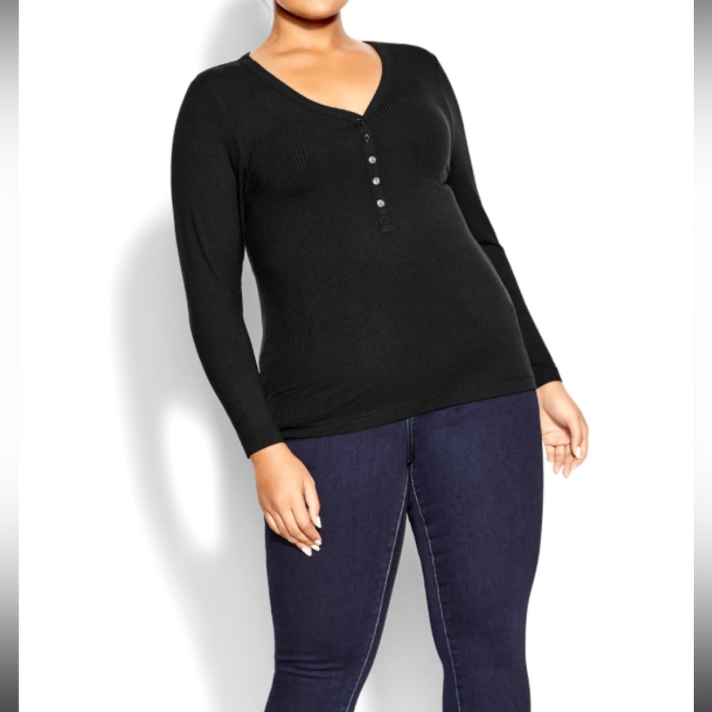 NWT Top Button L/S